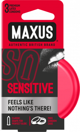Ультратонкие презервативы Maxus Sensitive №3