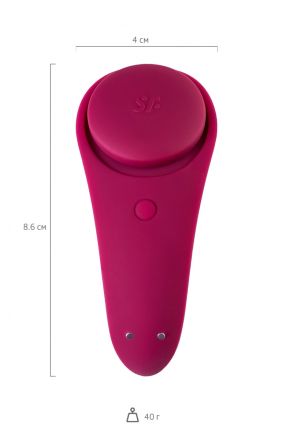 Винно-красный вибростимулятор Sexy Secret