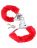 Красные наручники Beginner&#039;s Furry Cuffs