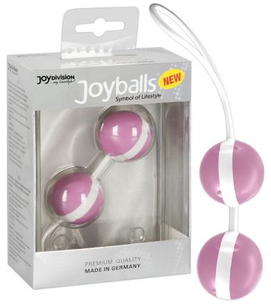 Розовые вагинальные шарики Joyballs Bicolored