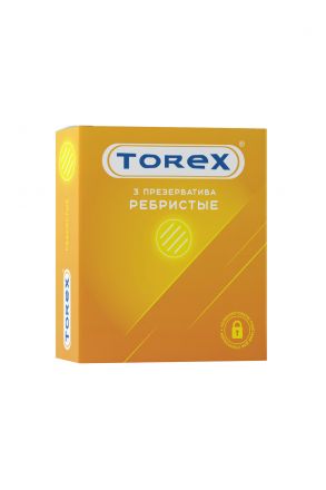 Ребристые презервативы TOREX №3