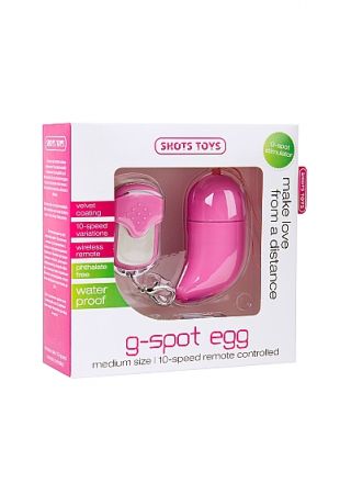 Виброяйцо G-spot Egg Medium Pink