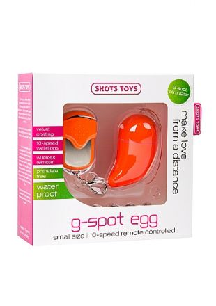 Виброяйцо G-spot Egg Small Orange