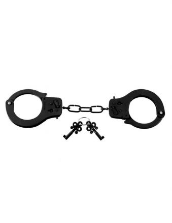 Черные наручники Designer Cuffs