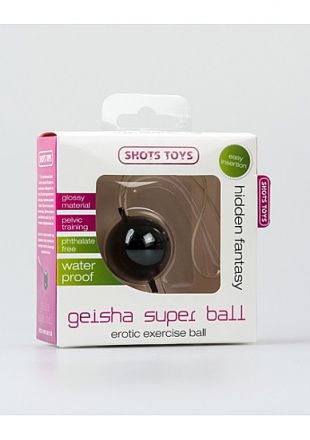 Вагинальный шарик Geisha Super Ball Black