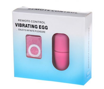 Розовое виброяйцо Vibrating Eggs Remote Control mp3