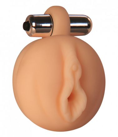 Реалистичная насадка-вагина с вибропулей для вакуумной помпы Lola