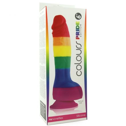 Фаллоимитатор Colours Pride Edition 6 Rainbow