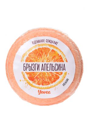 Бомбочка для ванны «Брызги апельсина» с ароматом апельсина