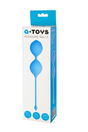 Голубые вагинальные шарики A-Toys #764004