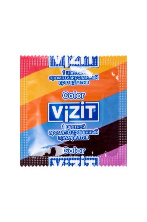 Презервативы Vizit Color ароматизированные 3 шт