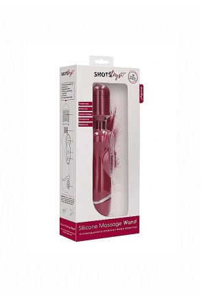 Массажер Silicone Massage Wand Red