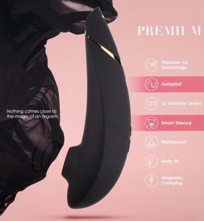 Вибростимулятор Womanizer Premium Black