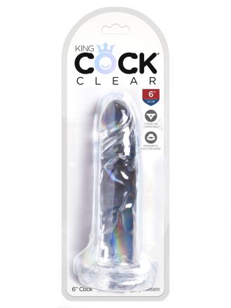 Фаллоимитатор King Cock Clear 6