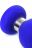 Синяя анальная втулка ToDo Сlassic размер L