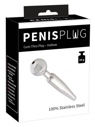 Стимулятор уретры Penis Plug Cum-Thru Play — Hollow