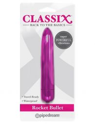 Розовый вибратор Classix Rocket Bullet