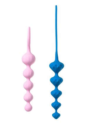 Цветной набор анальных цепочек Satisfyer Beads